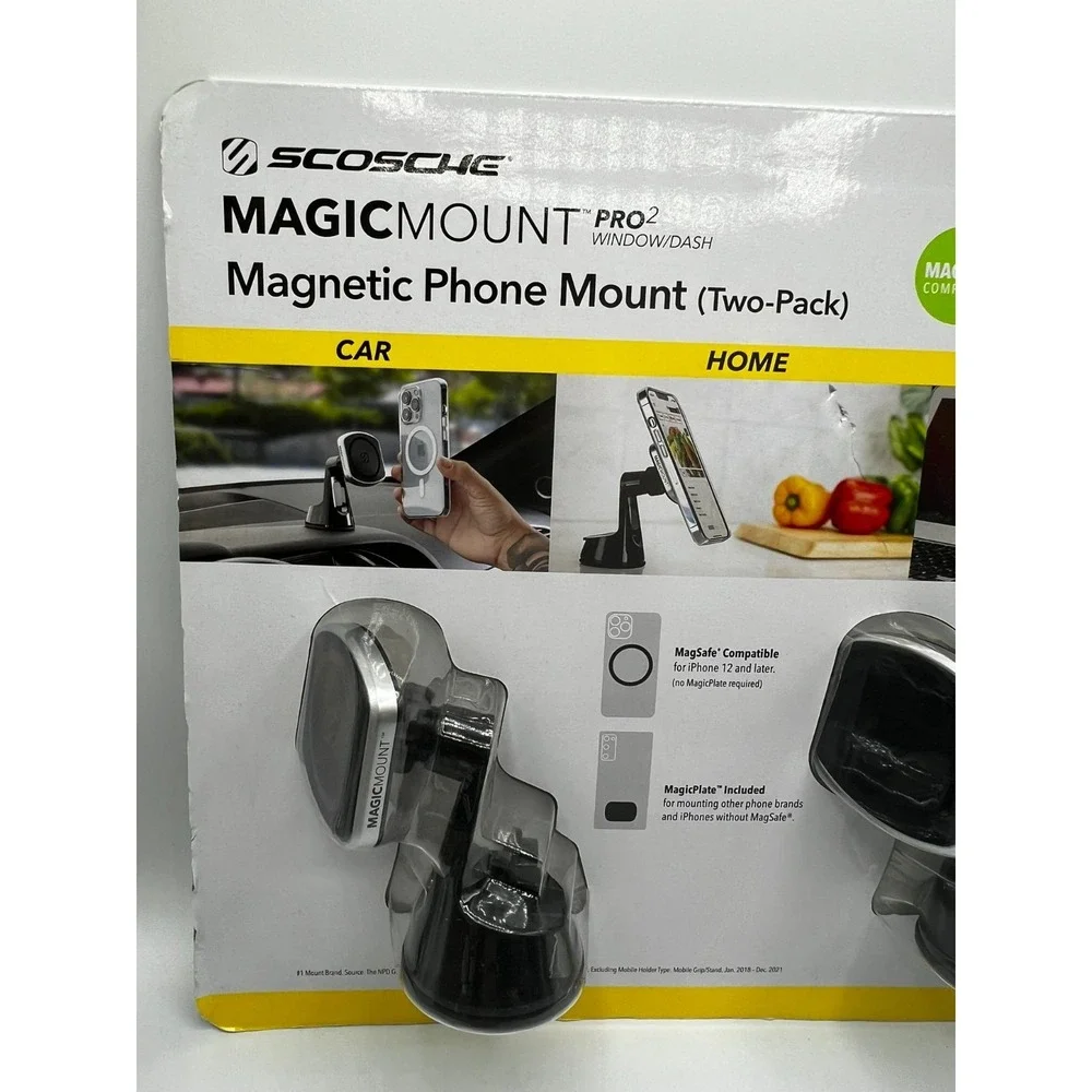 Scosche MagicMount Pro2 Window/Dash Car Magnetic Phone Mount Magsafe Compatible